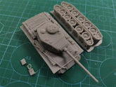 3d Printed 1/35/72 Soviet T-44-85 Medium Tank Kit